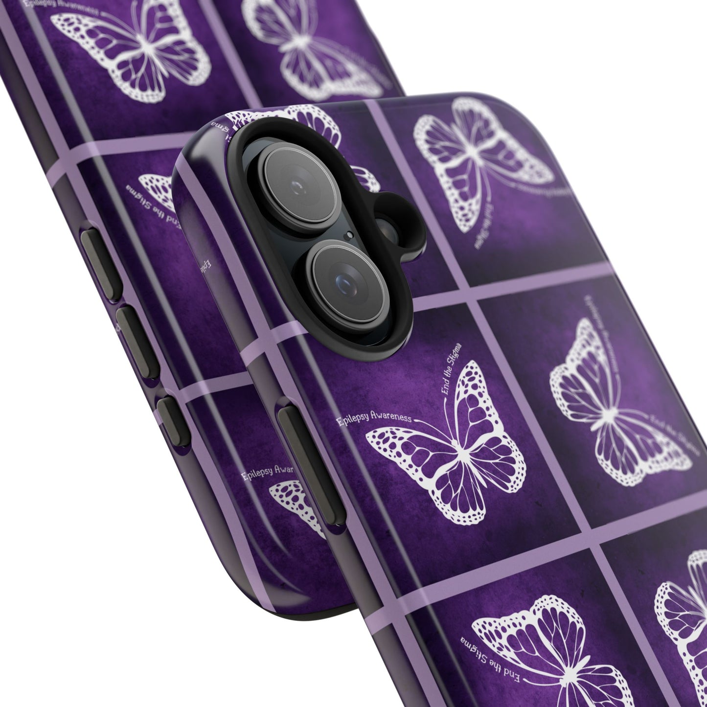 Elegant Butterfly Tough Phone Case - Stylish Protection for Nature Lovers