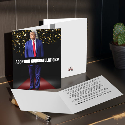 Donald Trump Adoption Greeting Cards (8, 16, and 24 pcs)