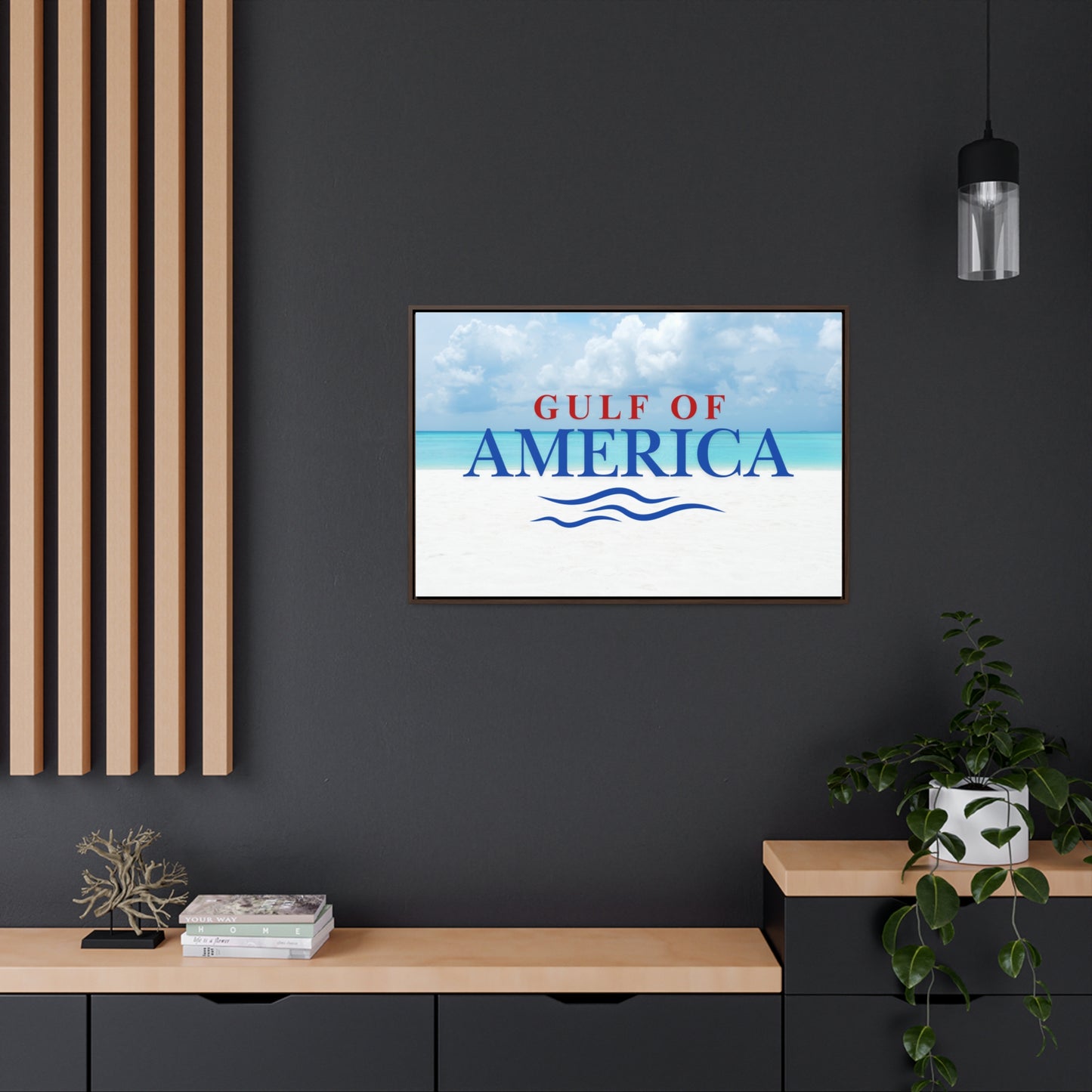 Gulf of America Canvas Wrap - Coastal Wall Art for Beach Lovers