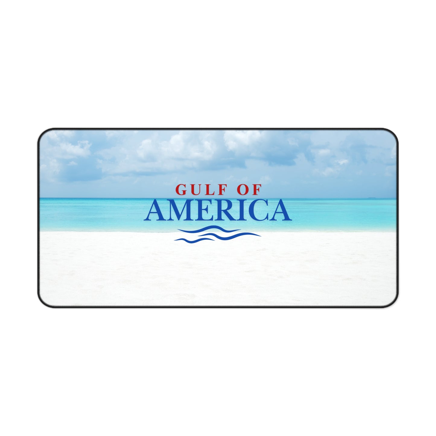 Gulf of America Desk Mat - Coastal Themed Office Decor