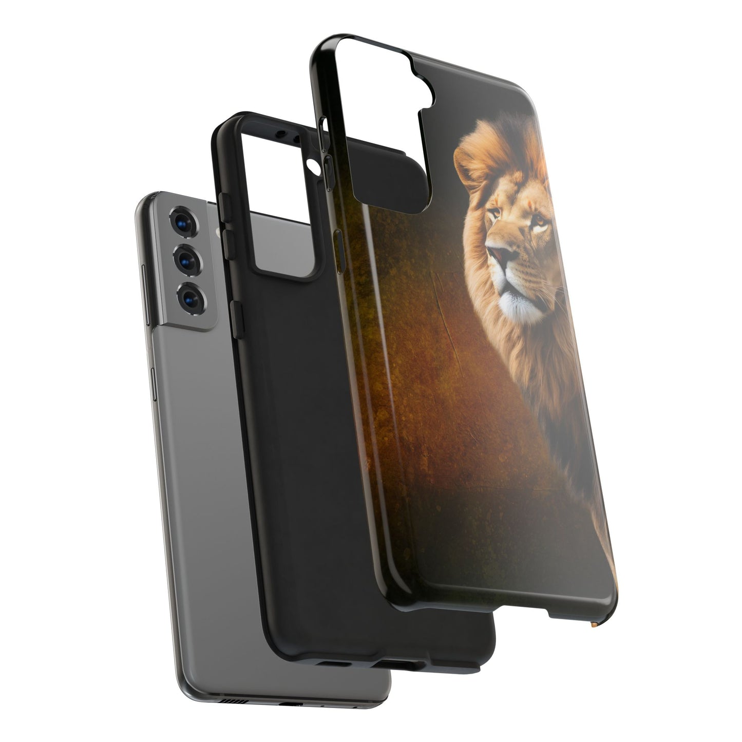 Majestic Lion Tough Phone Case - Durable Protection for Wildlife Lovers