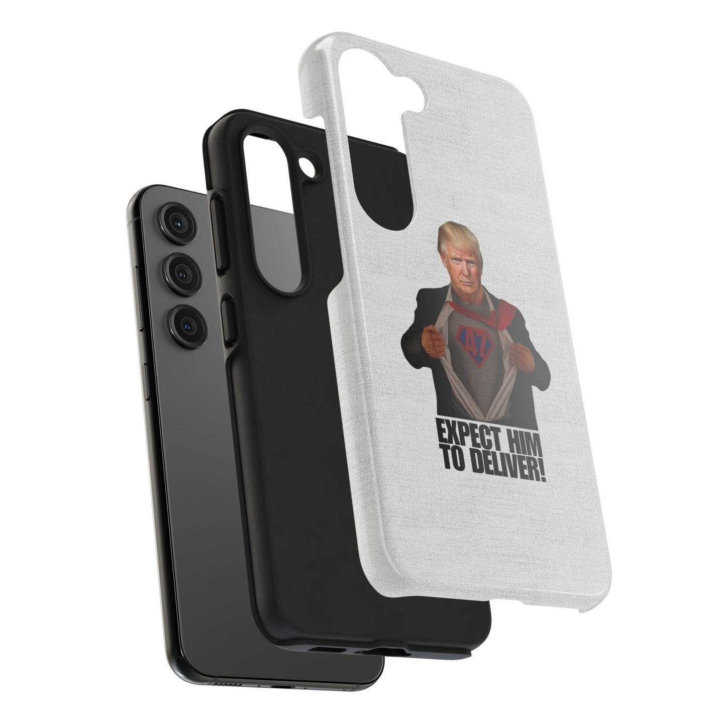 Expect Him to Deliver Tough Phone Case - Bold Design for Supporters