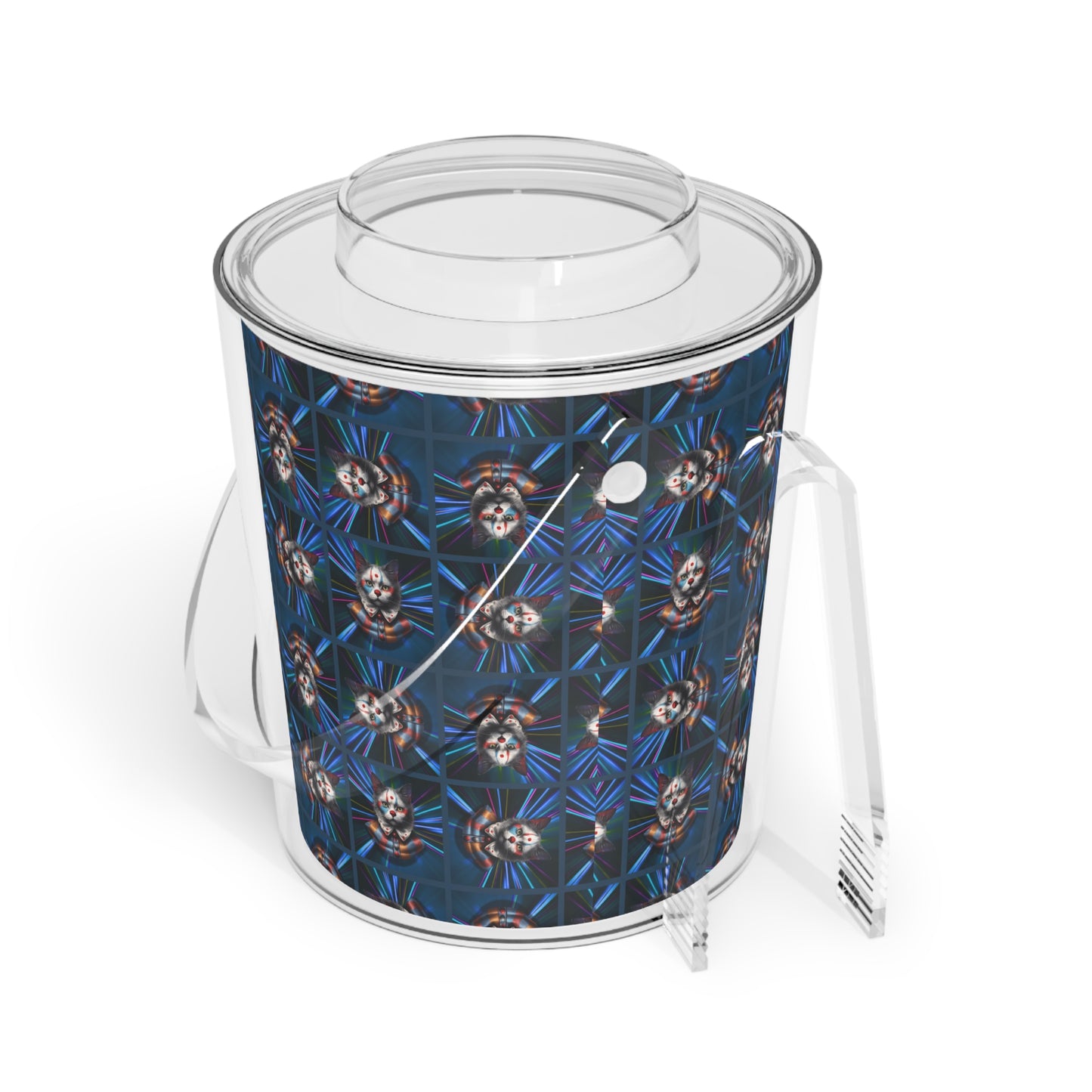 Stylish Ice Bucket with Tongs - Perfect for Parties & Entertaining