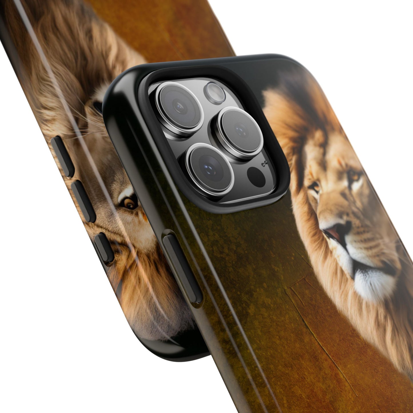 Majestic Lion Tough Phone Case - Durable Protection for Wildlife Lovers