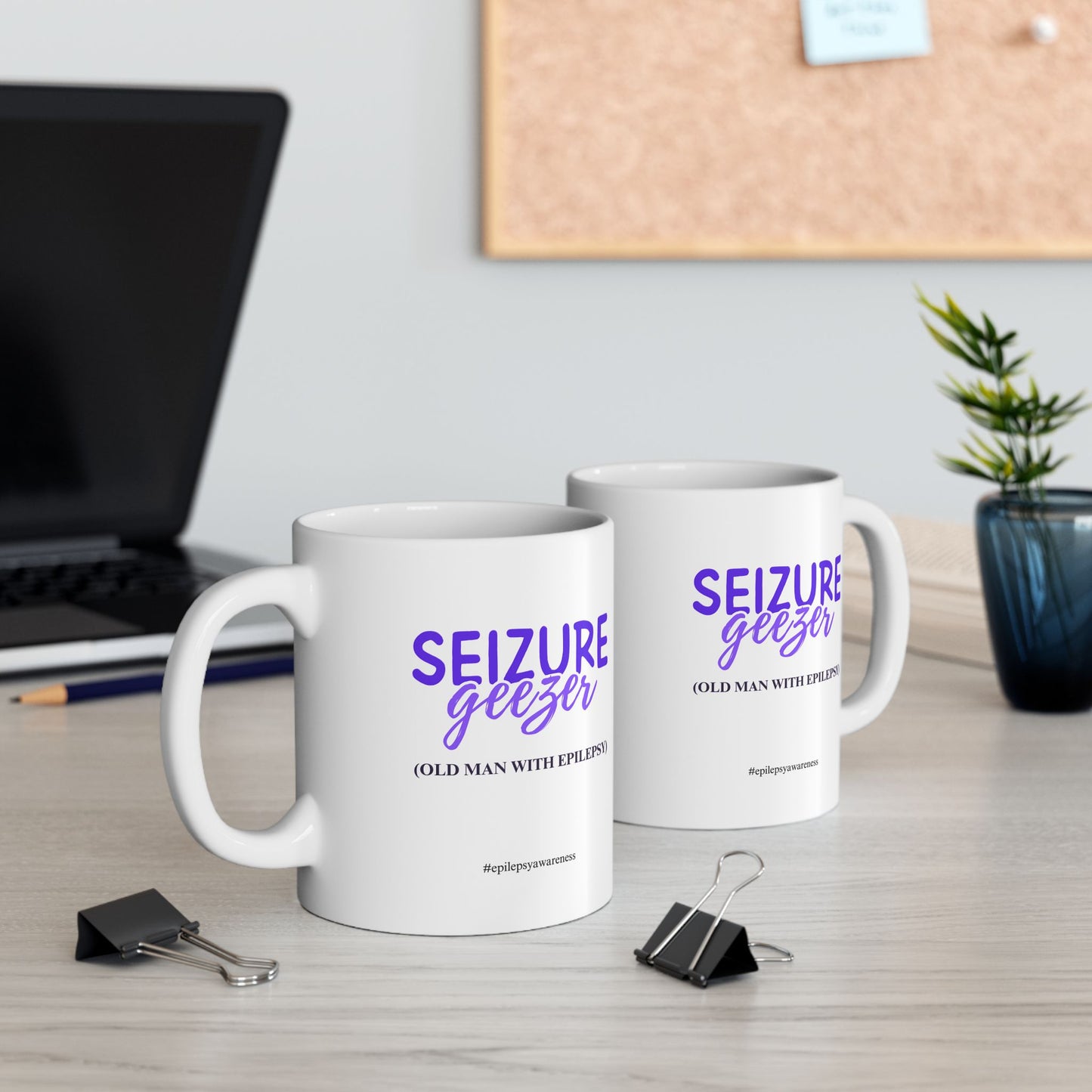 Seizure Geezer Epilepsy Awareness Ceramic Mug