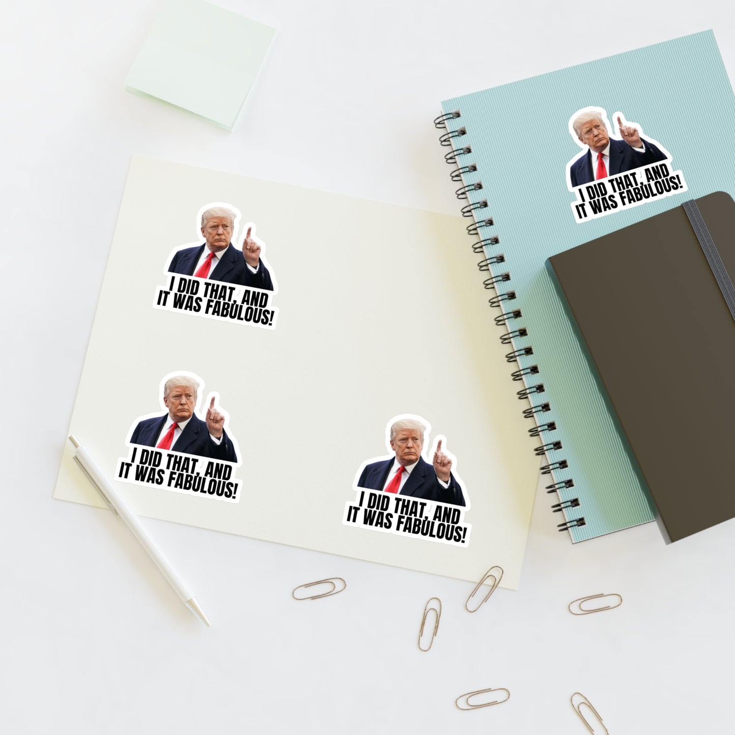 I Did That Sticker Sheets - Humorous Political Stickers