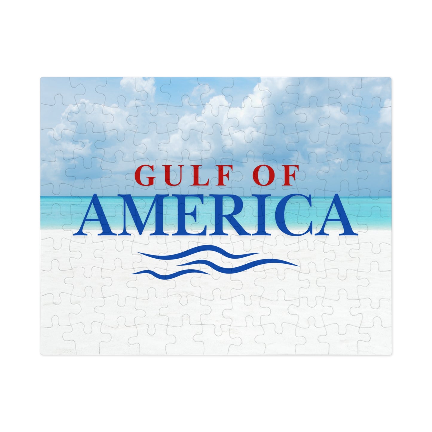 Gulf of America Jigsaw Puzzle with Tin