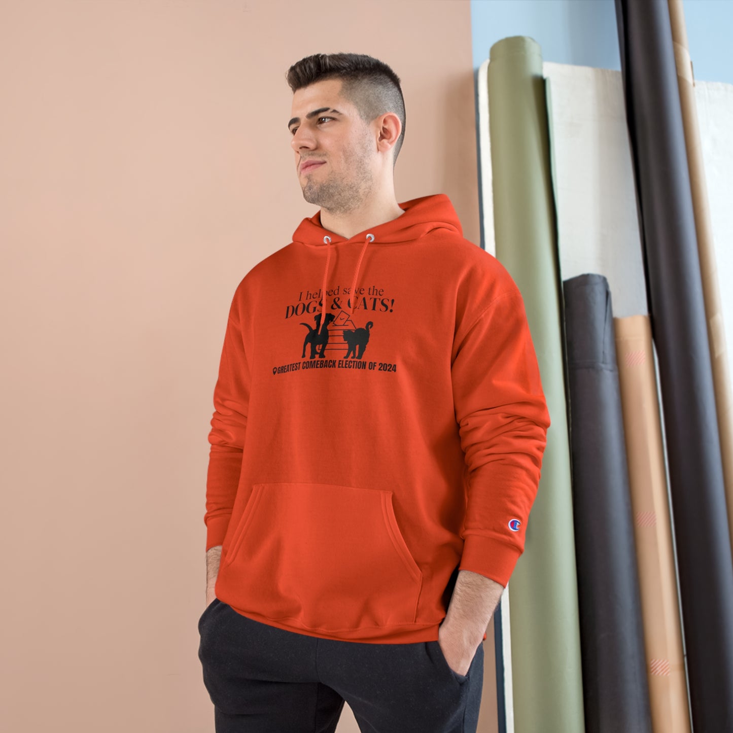 Helped Save the Dogs & Cats Champion Hoodie