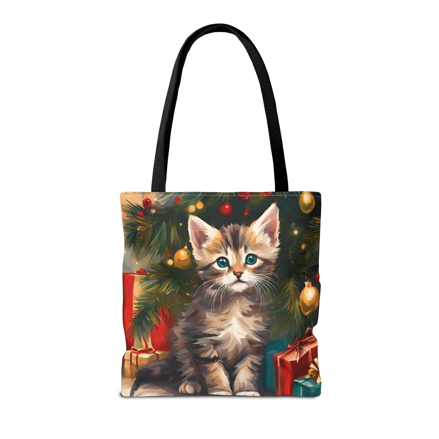 Kittenly Christmas Tote Bag