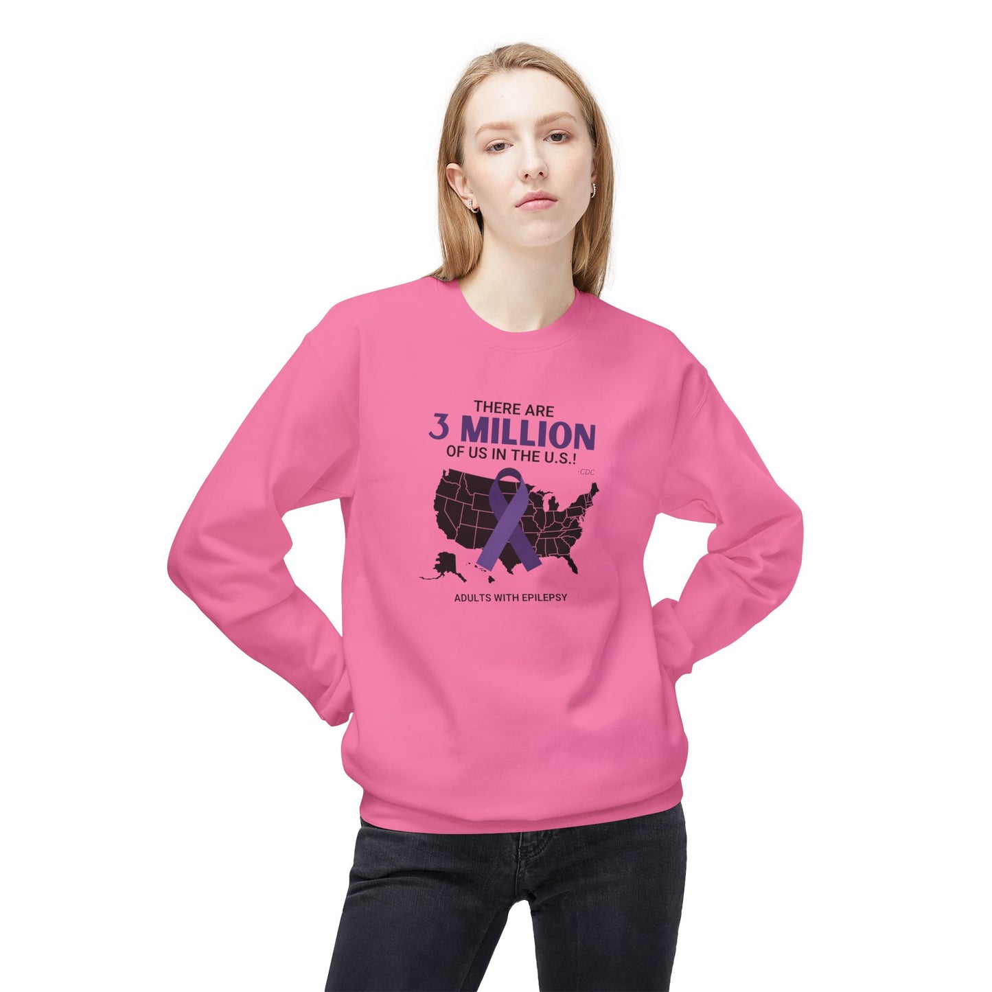 3 Million of Us Softstyle Fleece Crewneck Sweatshirt