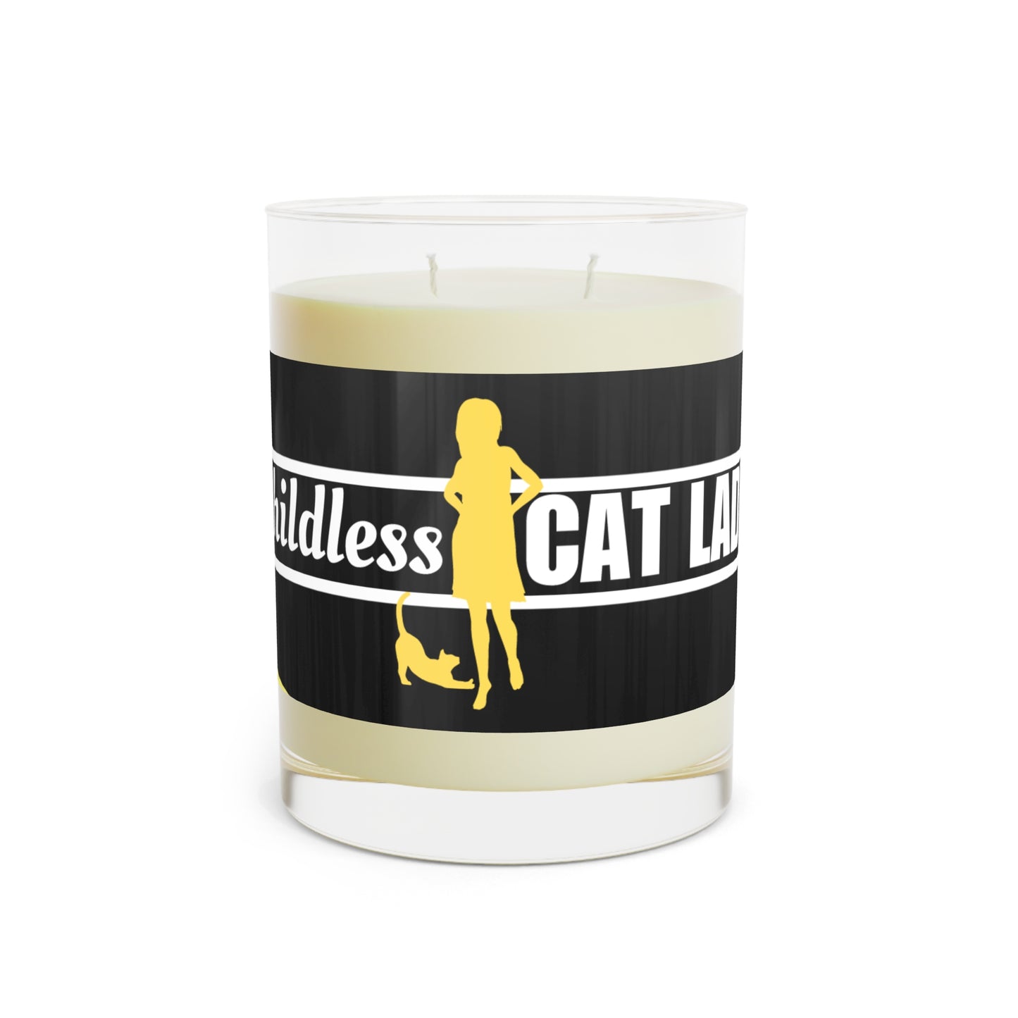 Childless Cat Lady Scented Candle - Full Glass, 11oz