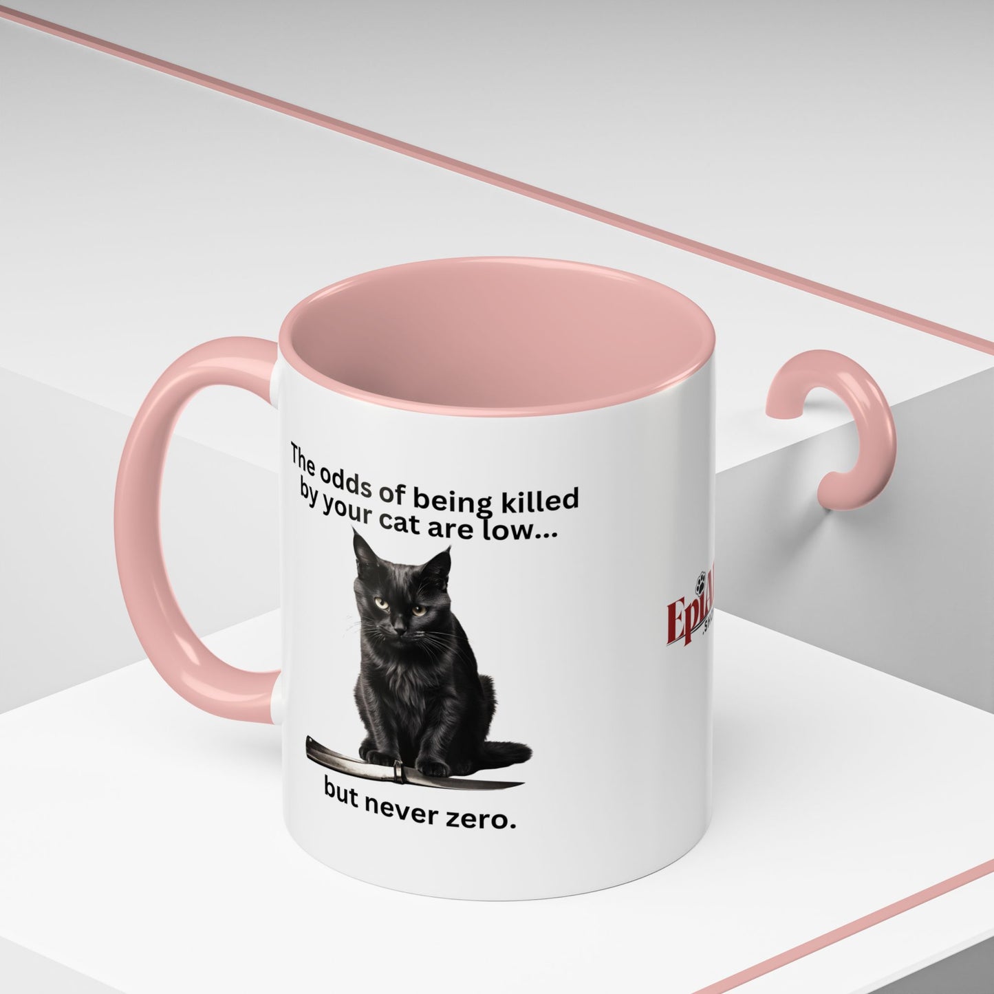 Killer Cat Odds Accent Coffee Mug (11, 15oz)