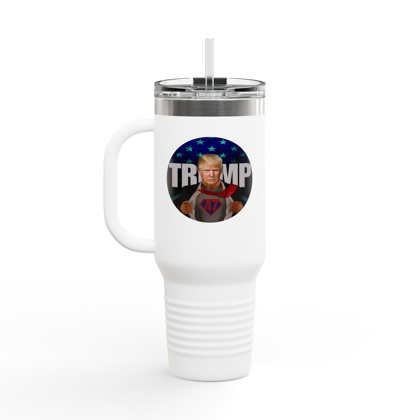 Political Insulated Travel Mug - 40oz with Trump Design