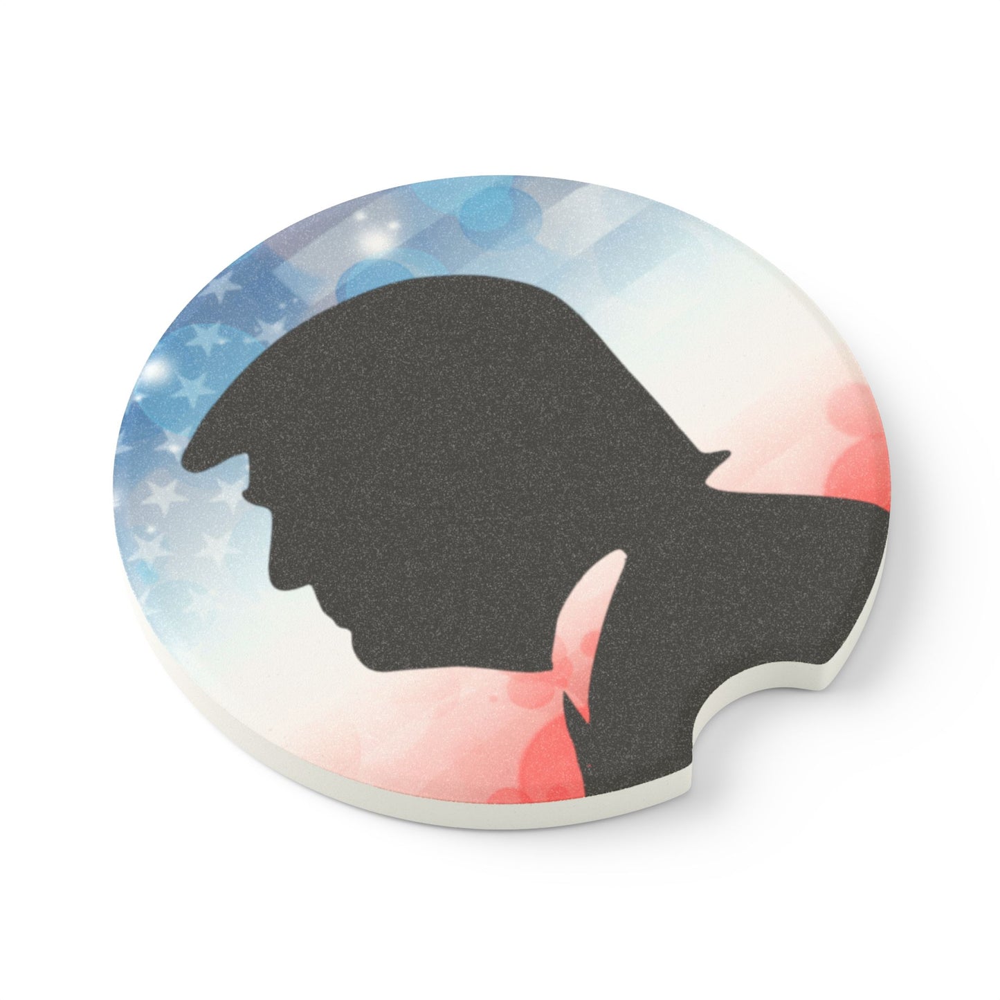 Donald Trump Soapstone Car Coaster