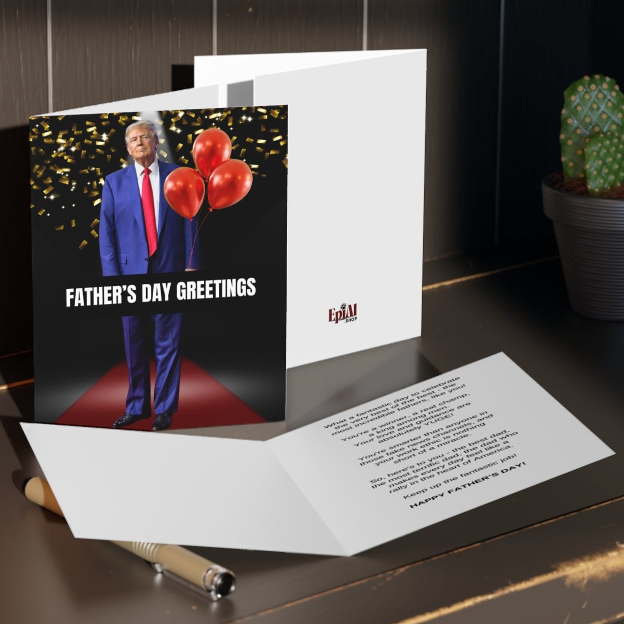 Donald Trump Father's Day Greeting Cards (8, 16, and 24 pcs)