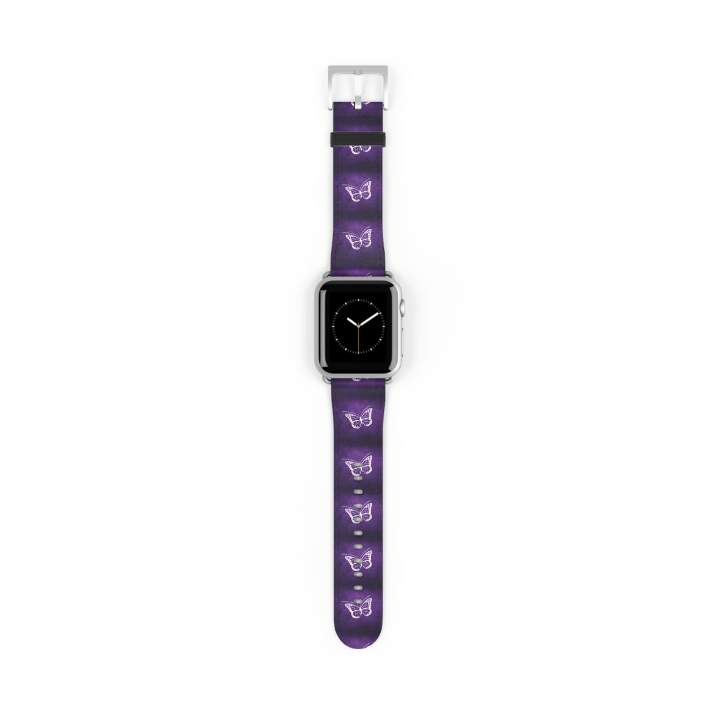 Purple Butterfly Epilepsy Awareness Watch Band