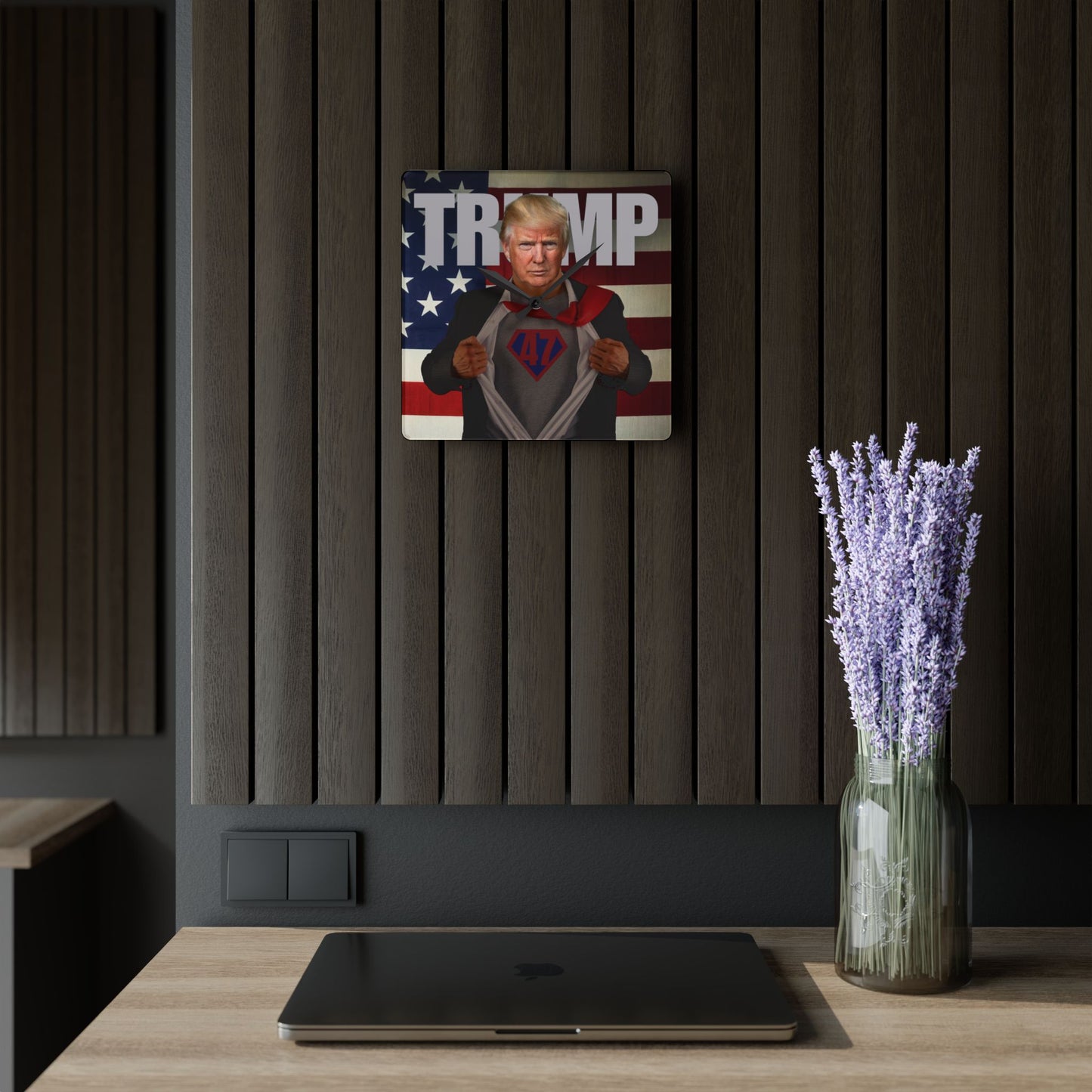 Trump 47 Acrylic Wall Clock