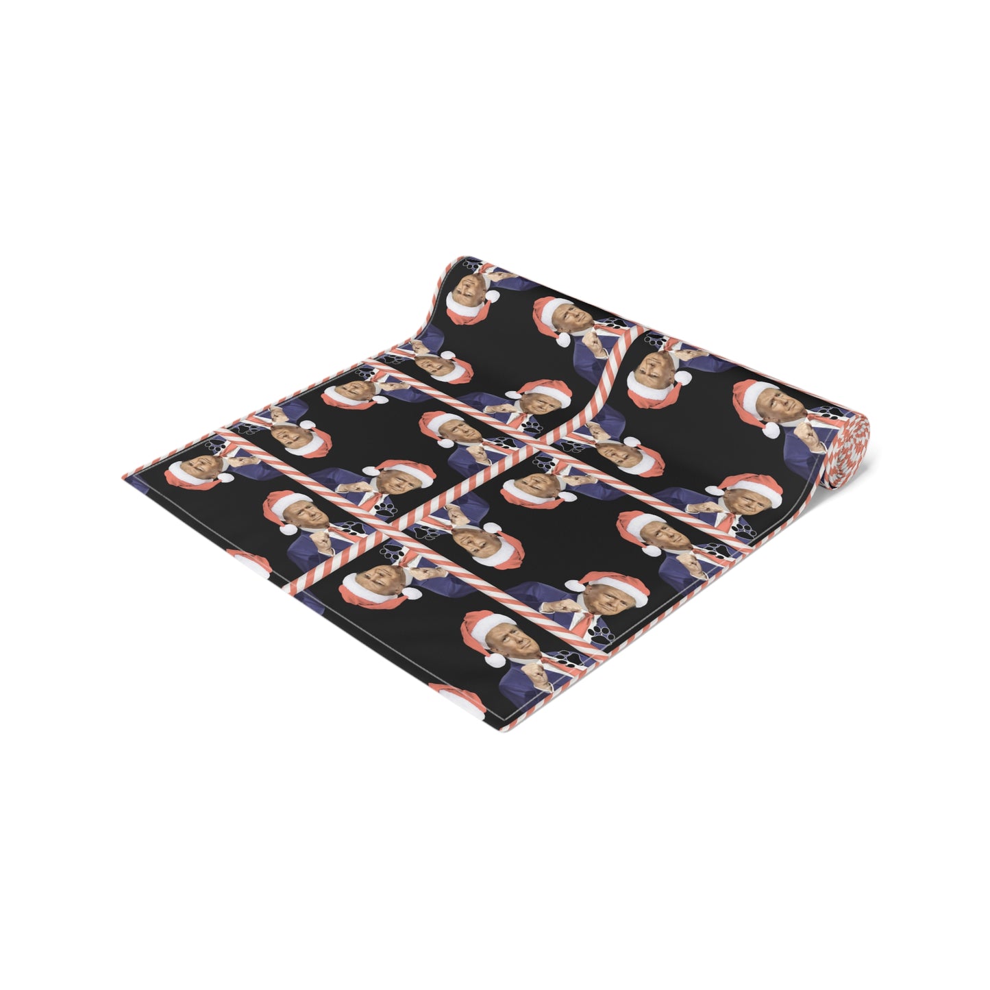 Trump Novelty Christmas Table Runner (Cotton, Poly)