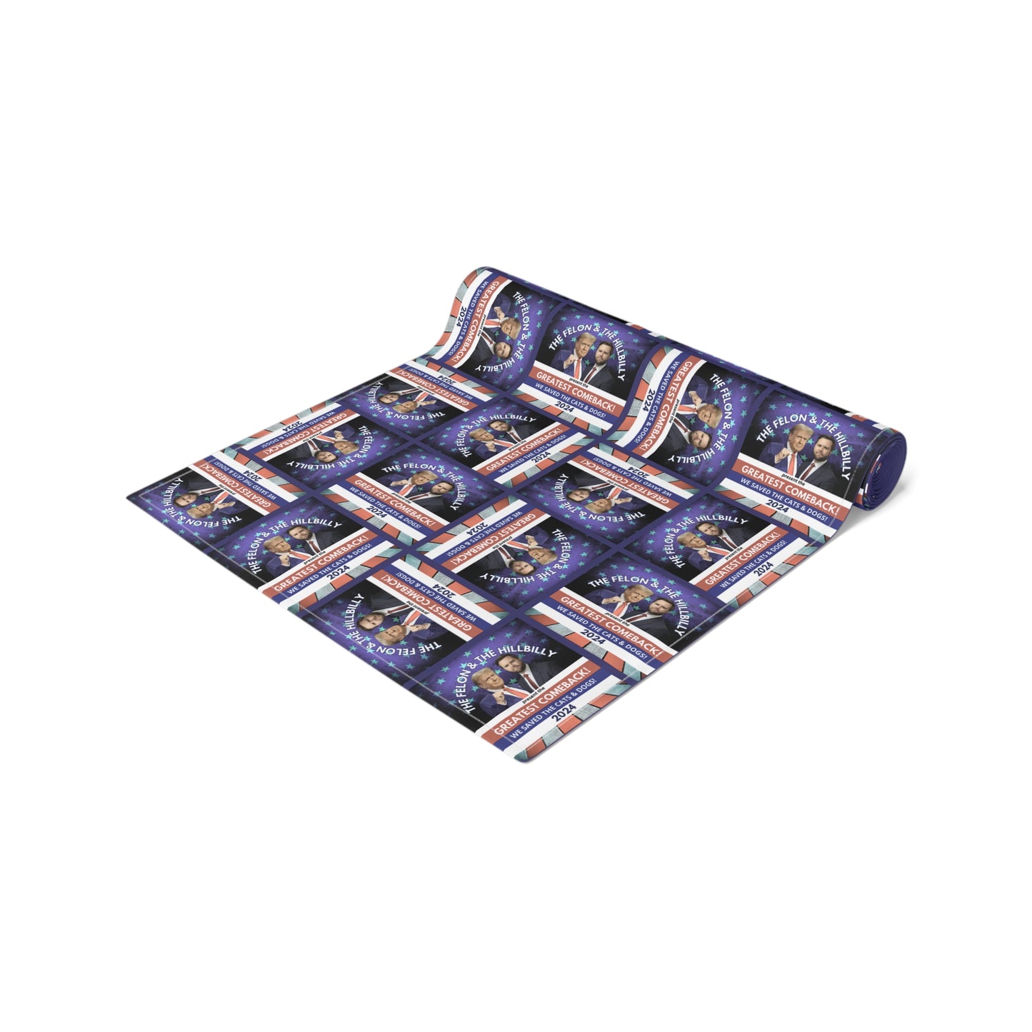 Felon & Hillbilly Greatest Comeback Table Runner (Cotton, Poly)