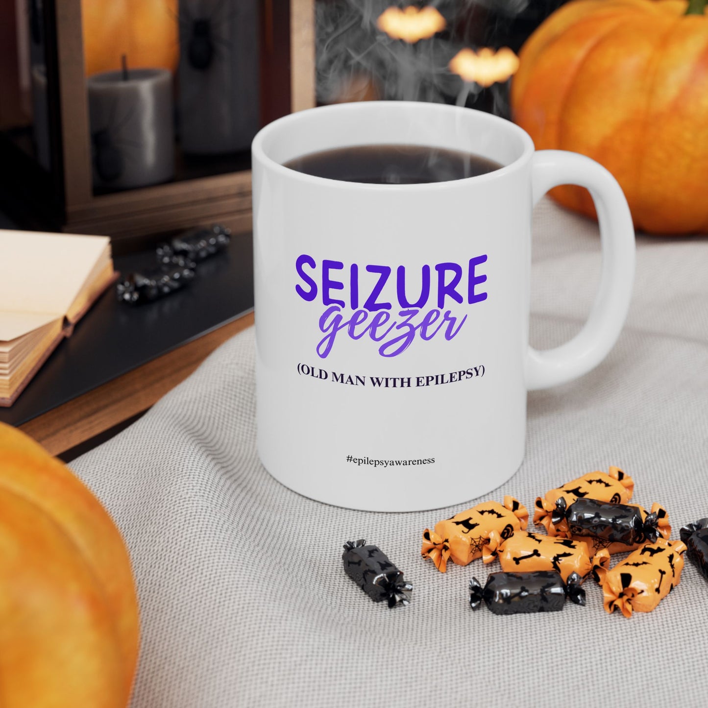 Seizure Geezer Epilepsy Awareness Ceramic Mug