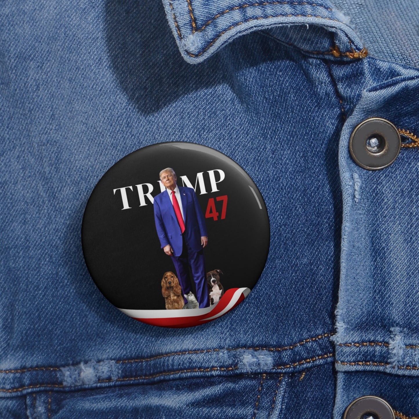 Trump 47 Pin Buttons