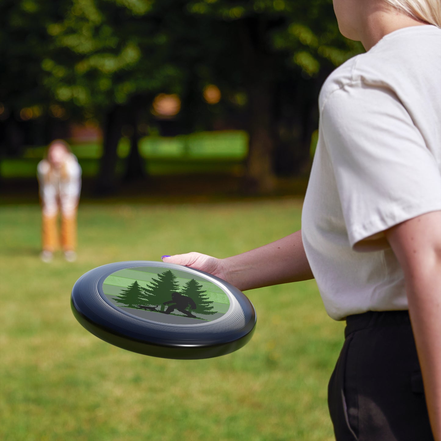 Bigfoot Adventure Frisbee – Outdoor Fun with Nature Design