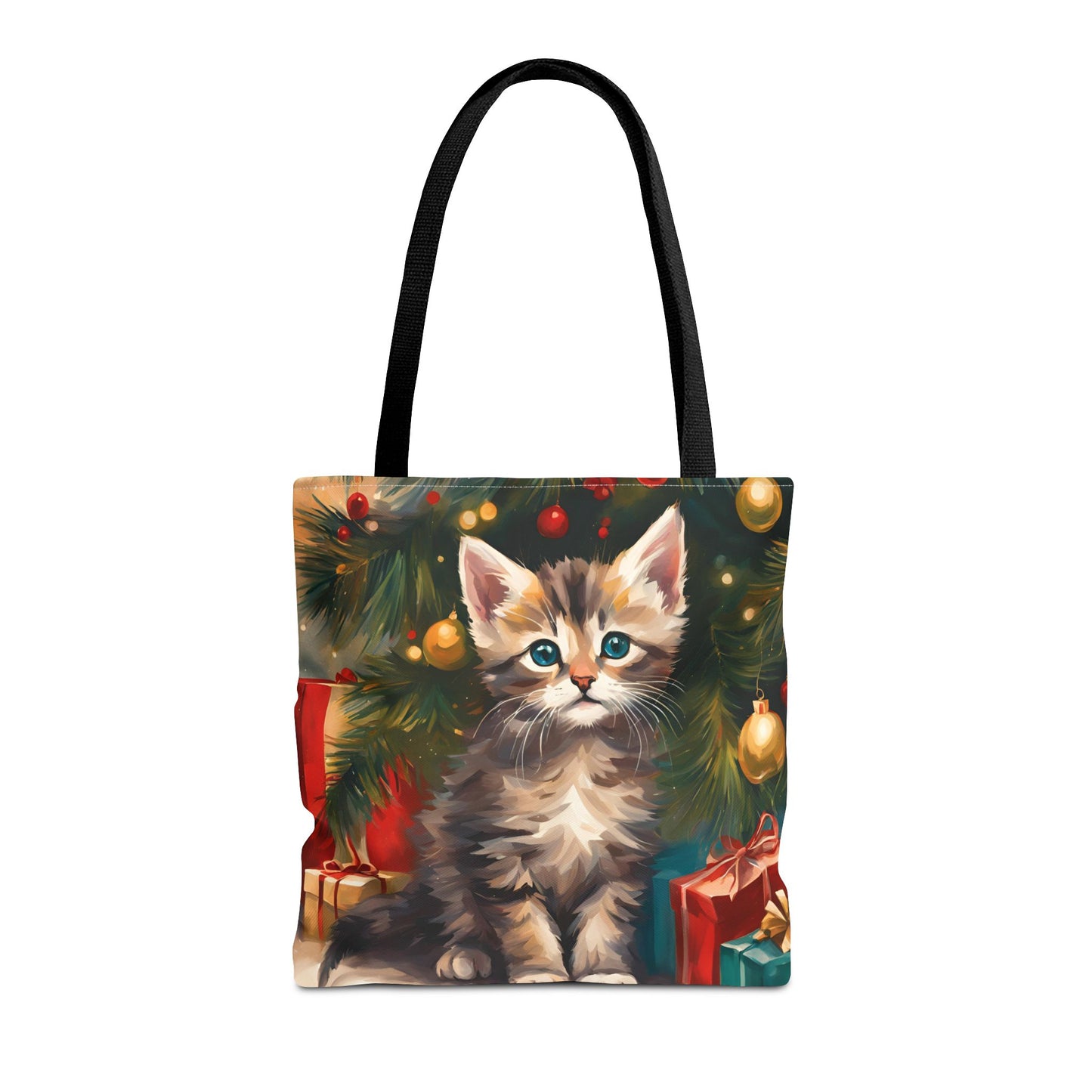 Kittenly Christmas Tote Bag