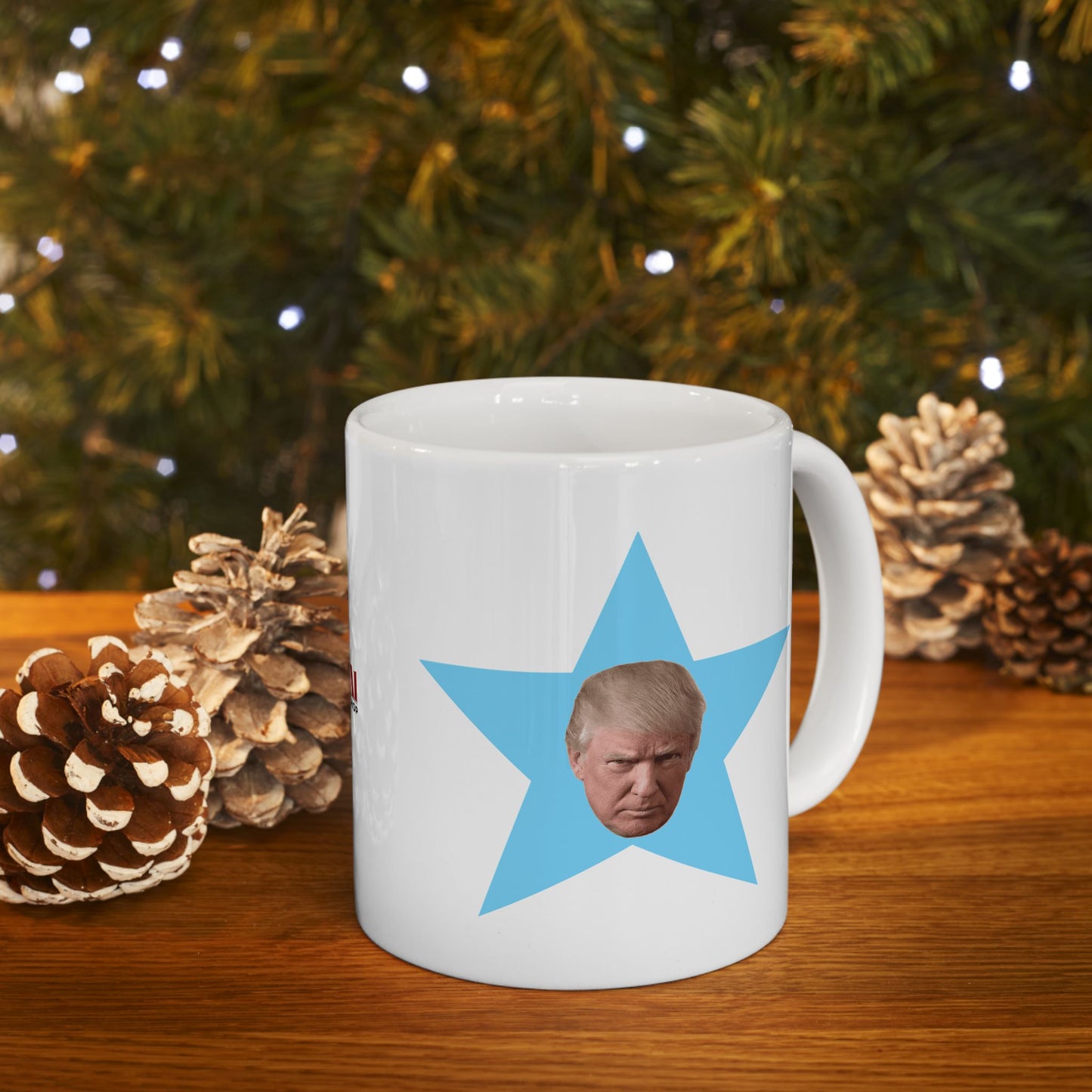 Trump the Star Ceramic Mug, (11oz)