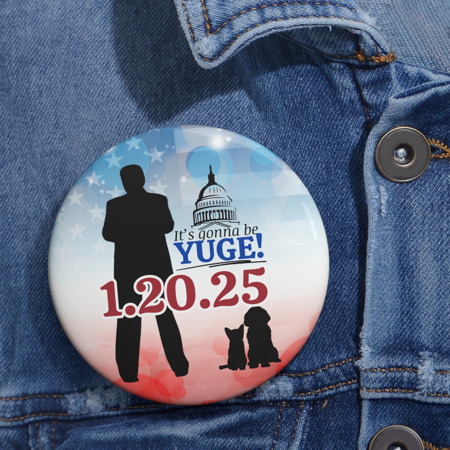 Gonna Be Yuge Pin Buttons