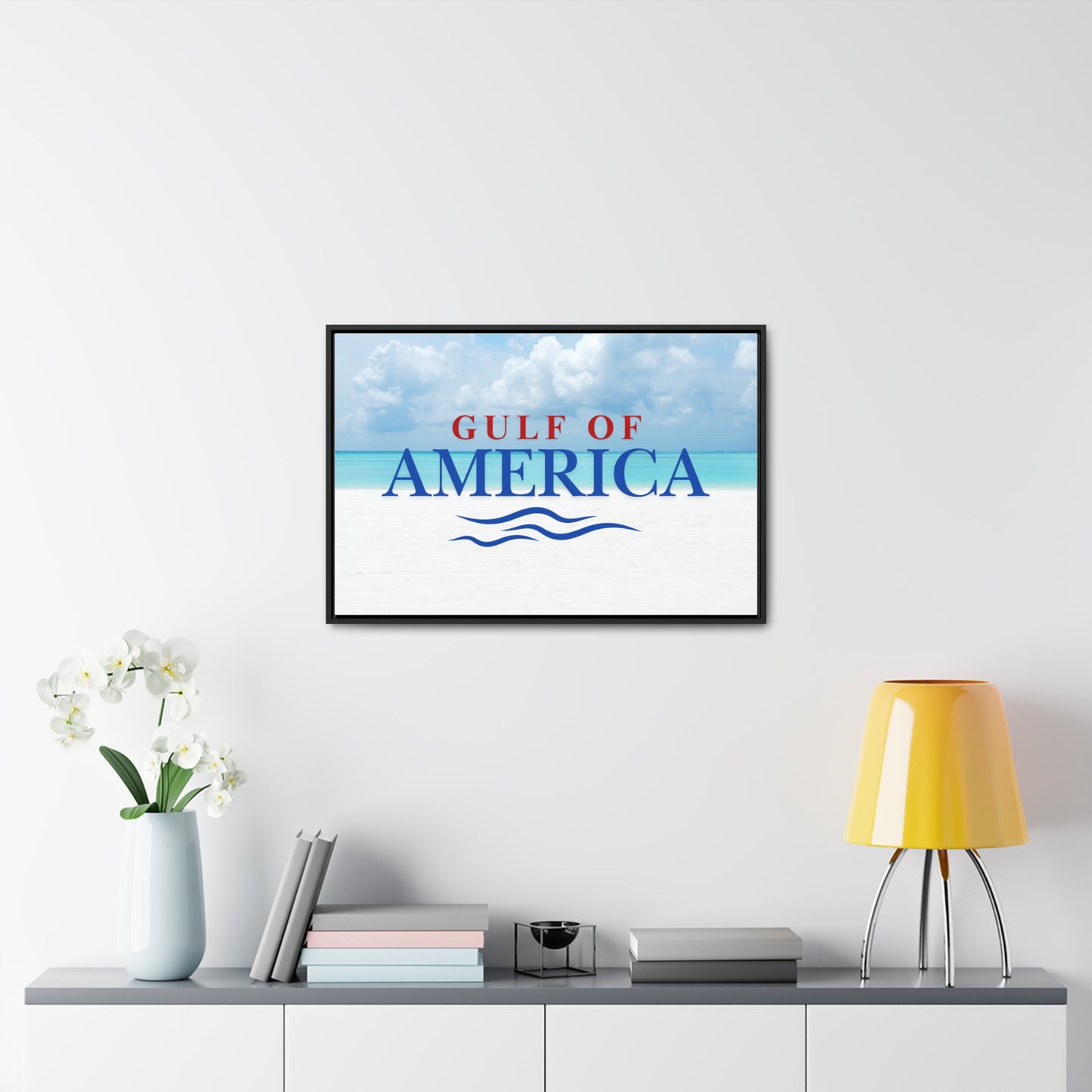 Gulf of America Canvas Wrap - Coastal Wall Art for Beach Lovers