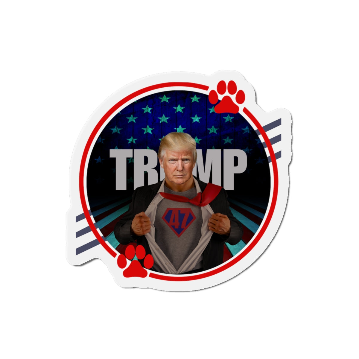 Trump 47 Die-Cut Magnets