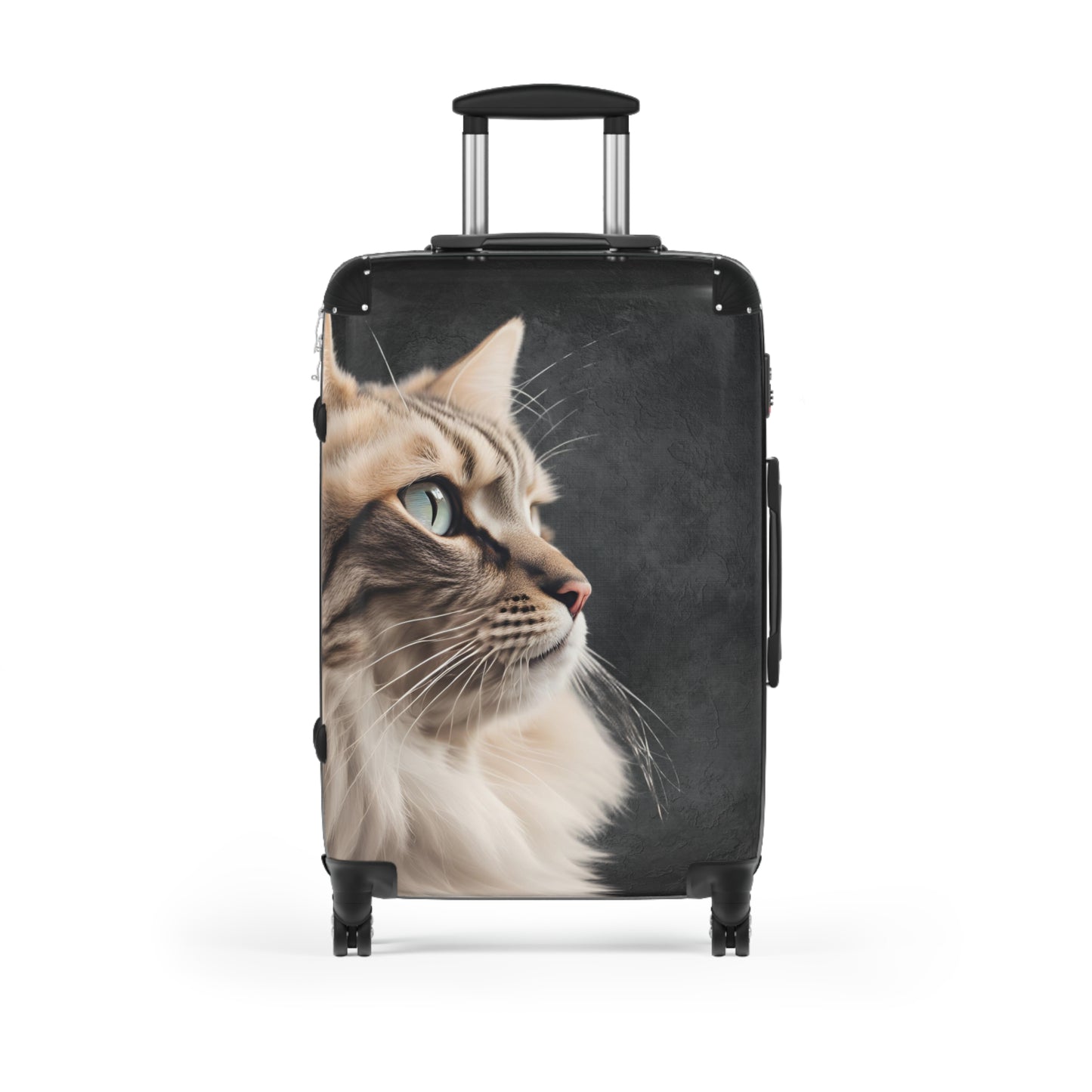 Cat Lover's Suitcase - Stylish Pet-Themed Luggage for Travel