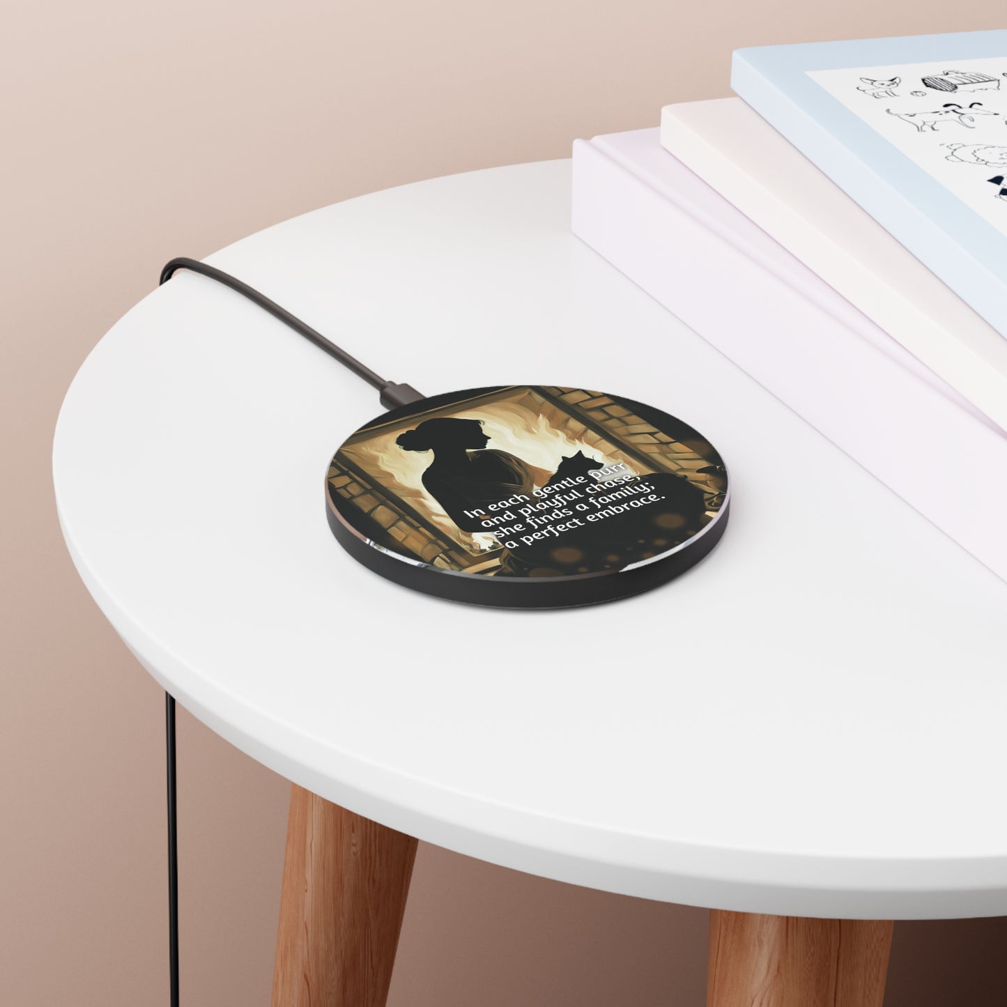 Cat Lady Family Wireless Charger