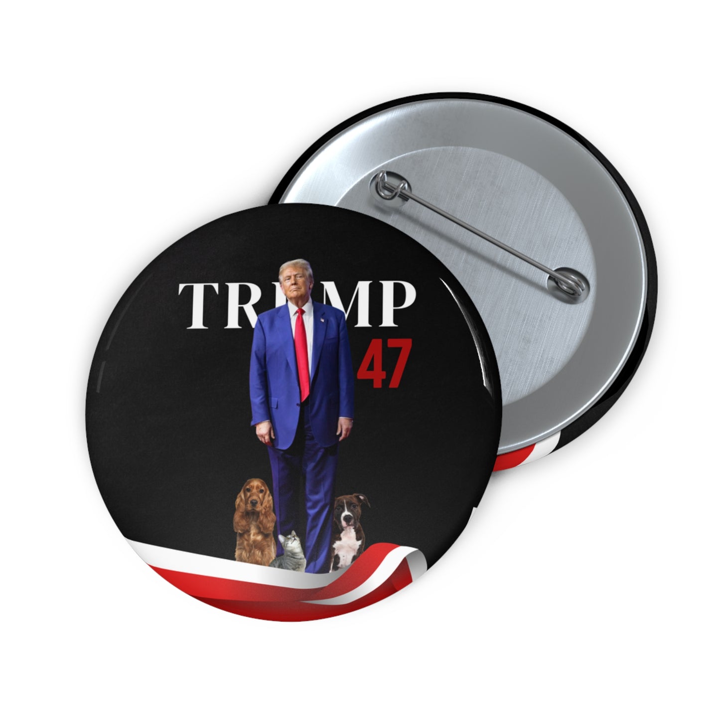 Trump 47 Pin Buttons