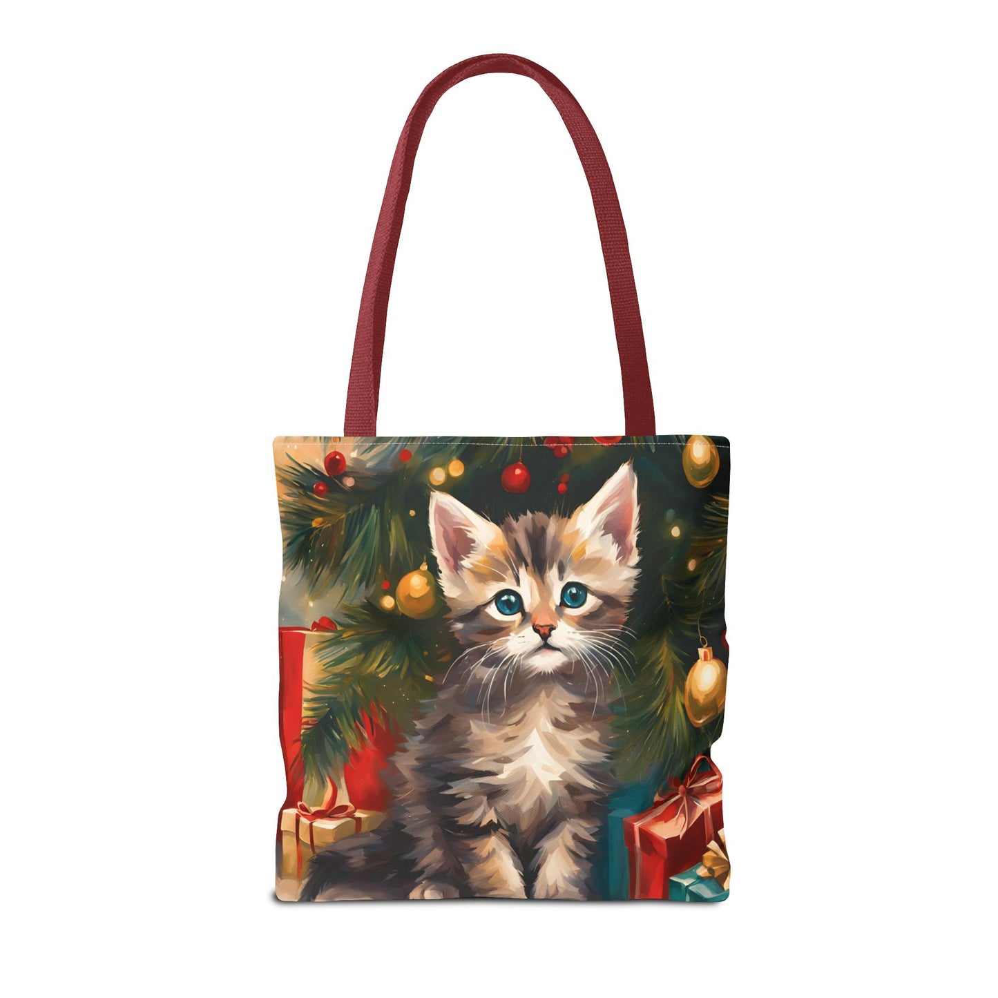 Kittenly Christmas Tote Bag