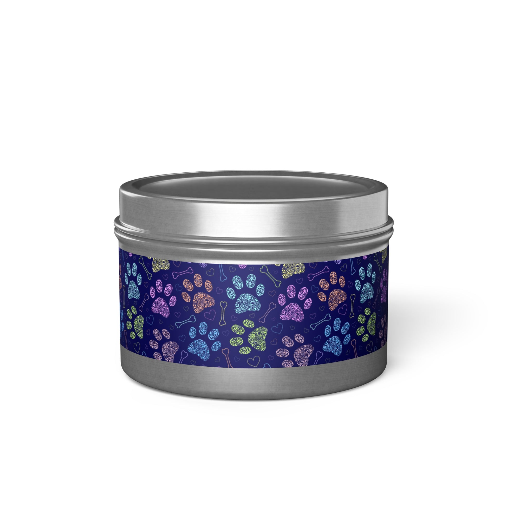 Purple Paws Tin Candles - Home Decor - Epileptic Al’s Shop