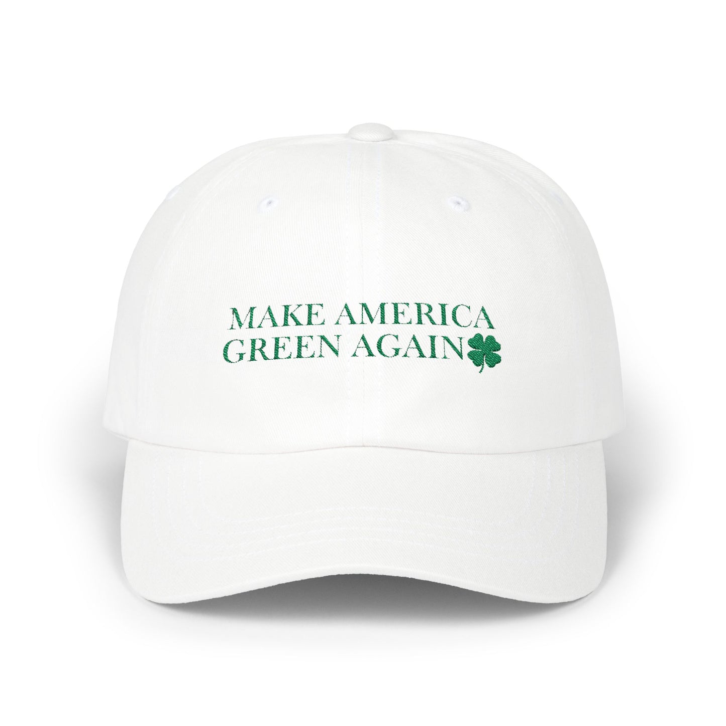 Make America Green Again Classic Dad Cap - Eco-Friendly Style for St. Patrick's Day