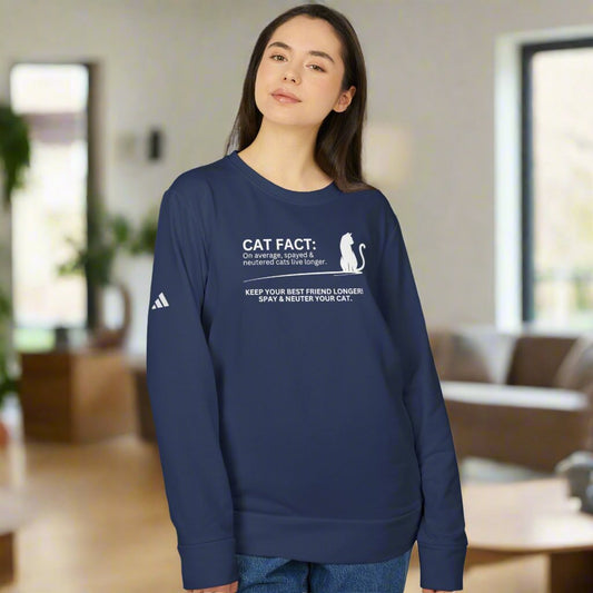 Spay & Neuter adidas Unisex Fleece Crewneck Sweatshirt