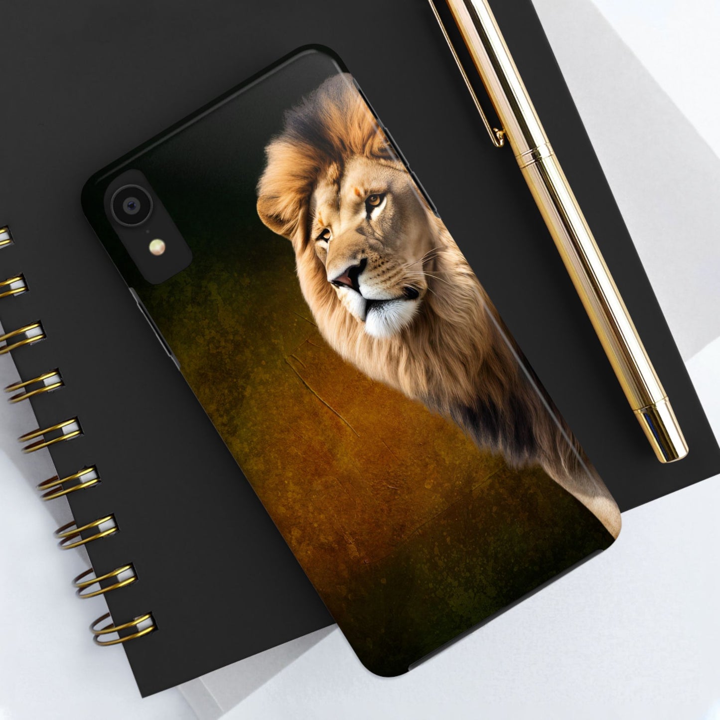 Majestic Lion Tough Phone Case - Durable Protection for Wildlife Lovers