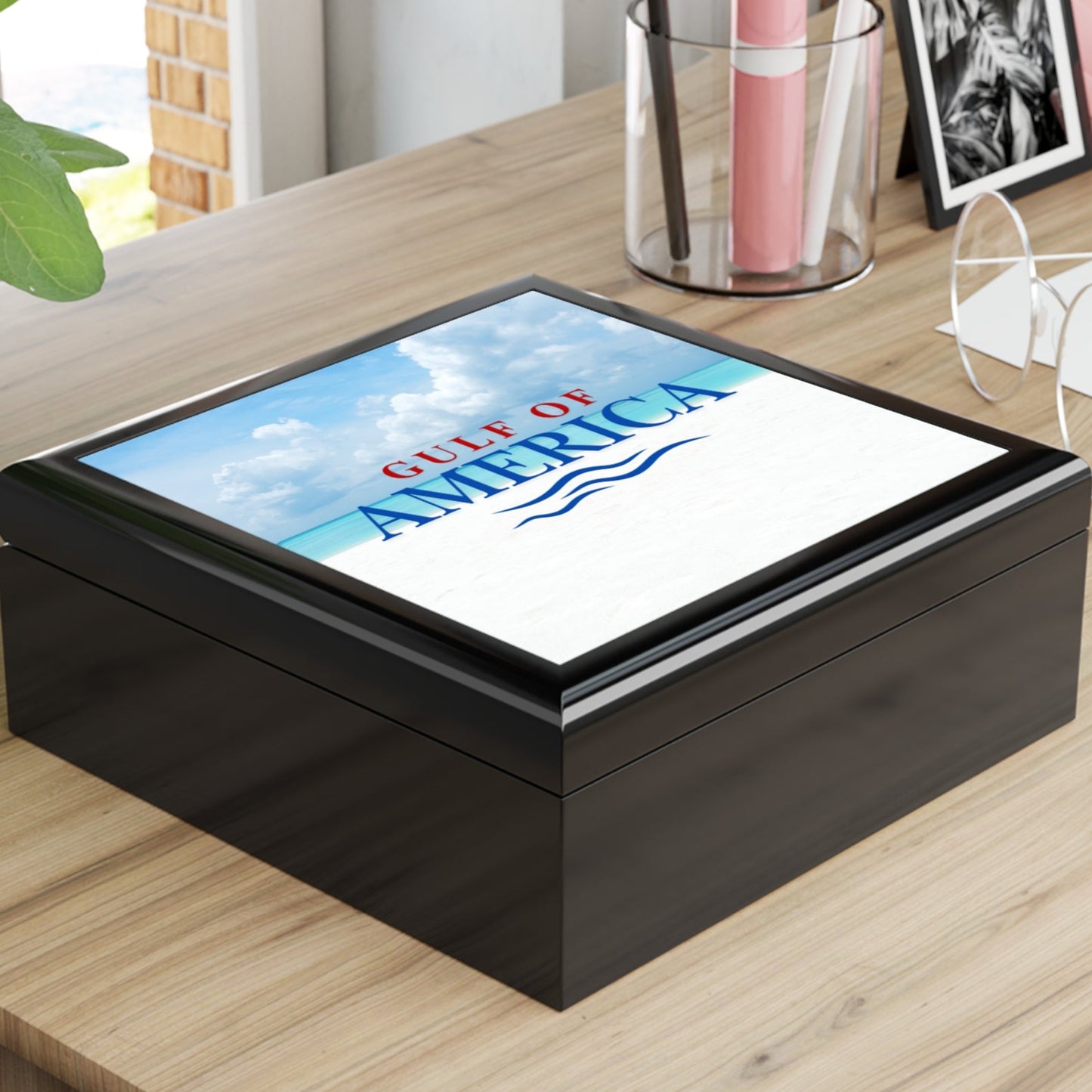 Gulf of America Beach Jewelry Box