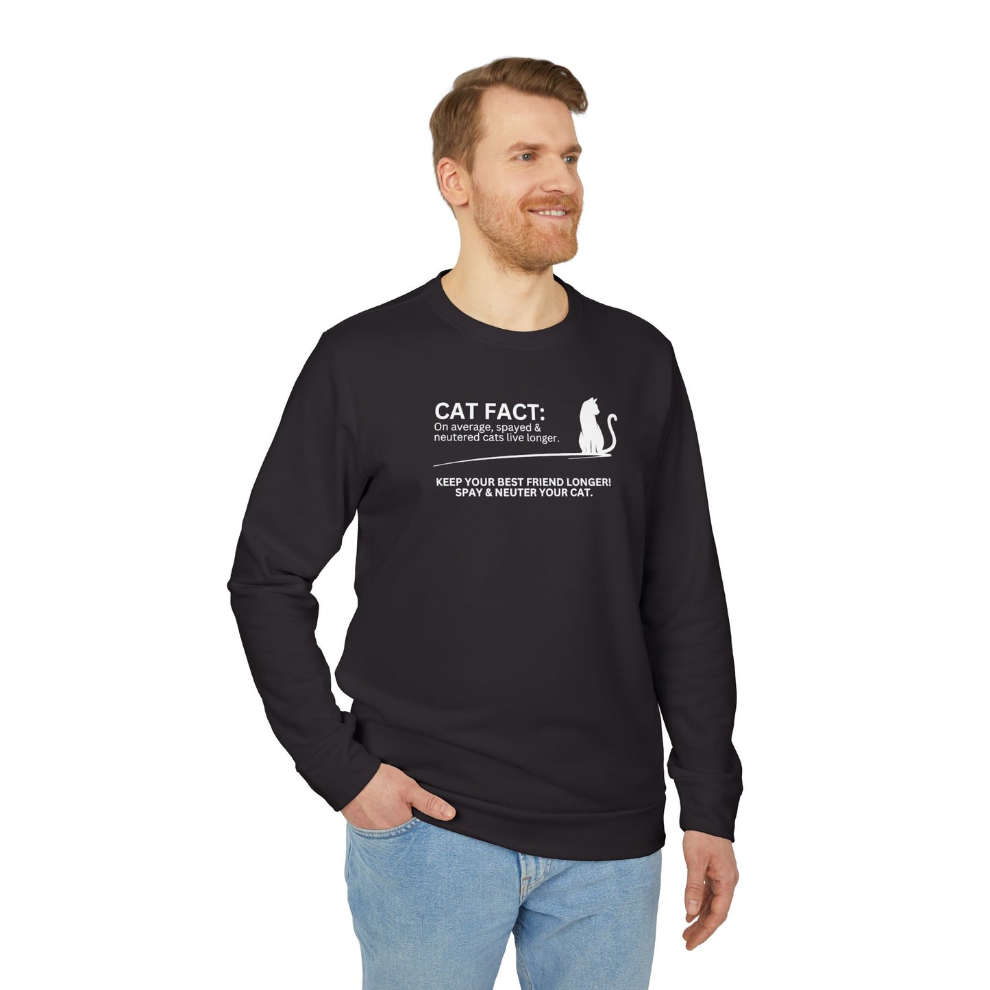 Spay & Neuter adidas Unisex Fleece Crewneck Sweatshirt