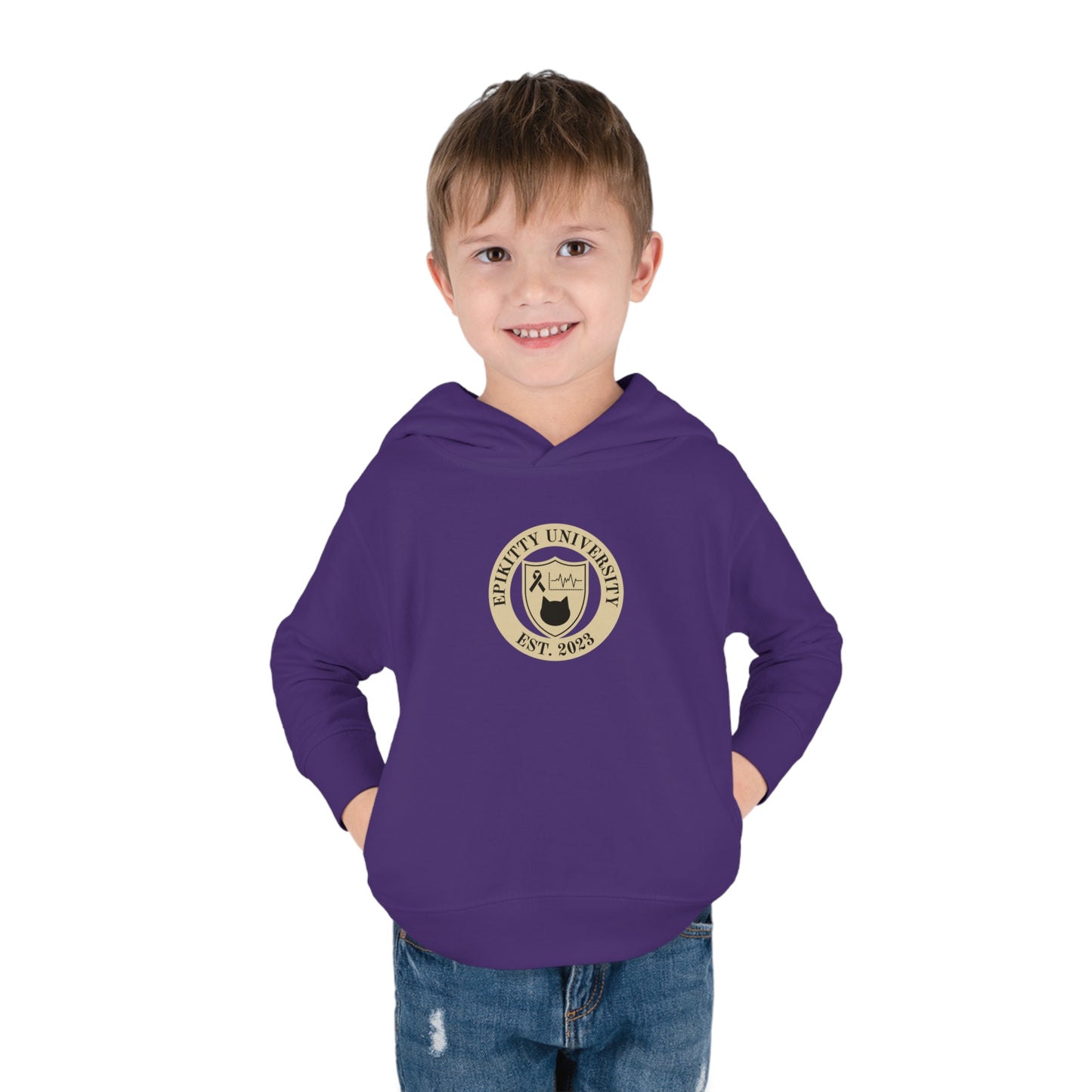 EpiKitty U Toddler Pullover Fleece Hoodie - Kids clothes - Epileptic Al’s Shop