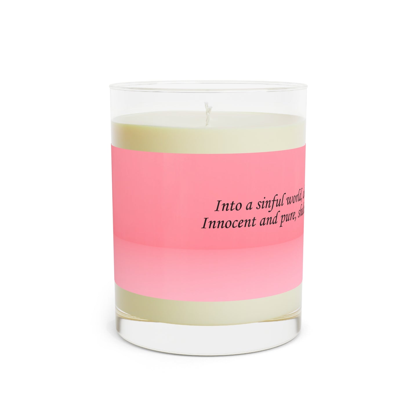 A Little One is Born Scented Candle - Full Glass, 11oz