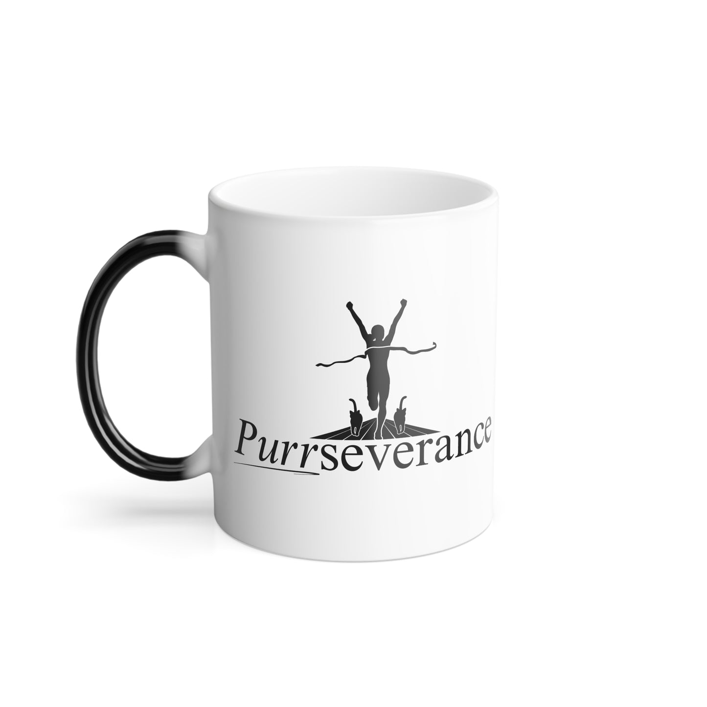 Purrseverance Color Morphing Mug, 11oz