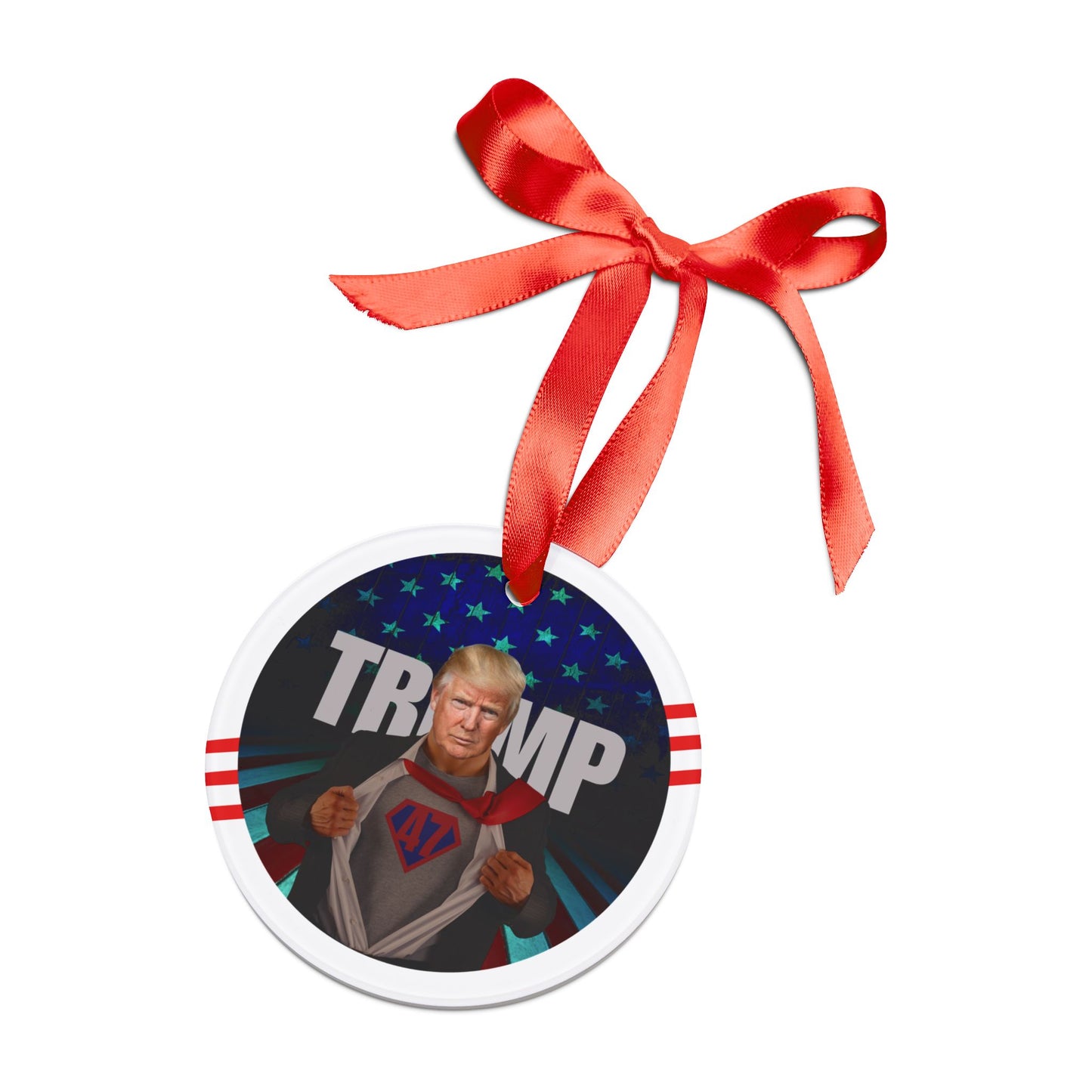 Trump is Back 47 Acrylic Ornament with Ribbon