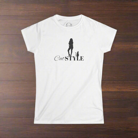 Cat Stylin' Women's Softstyle Tee