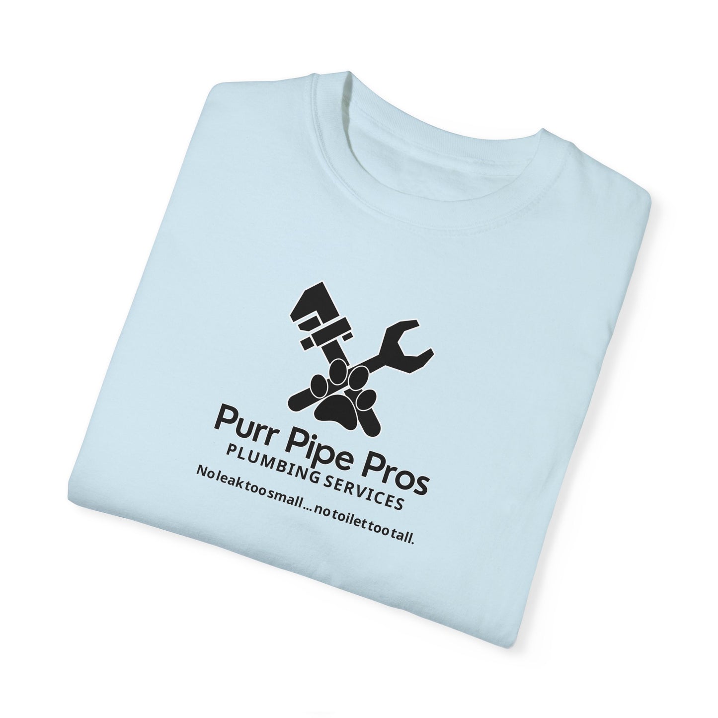 Purr Pipe Pros Unisex Garment - Dyed T - shirt - T - Shirt - Epileptic Al’s Shop