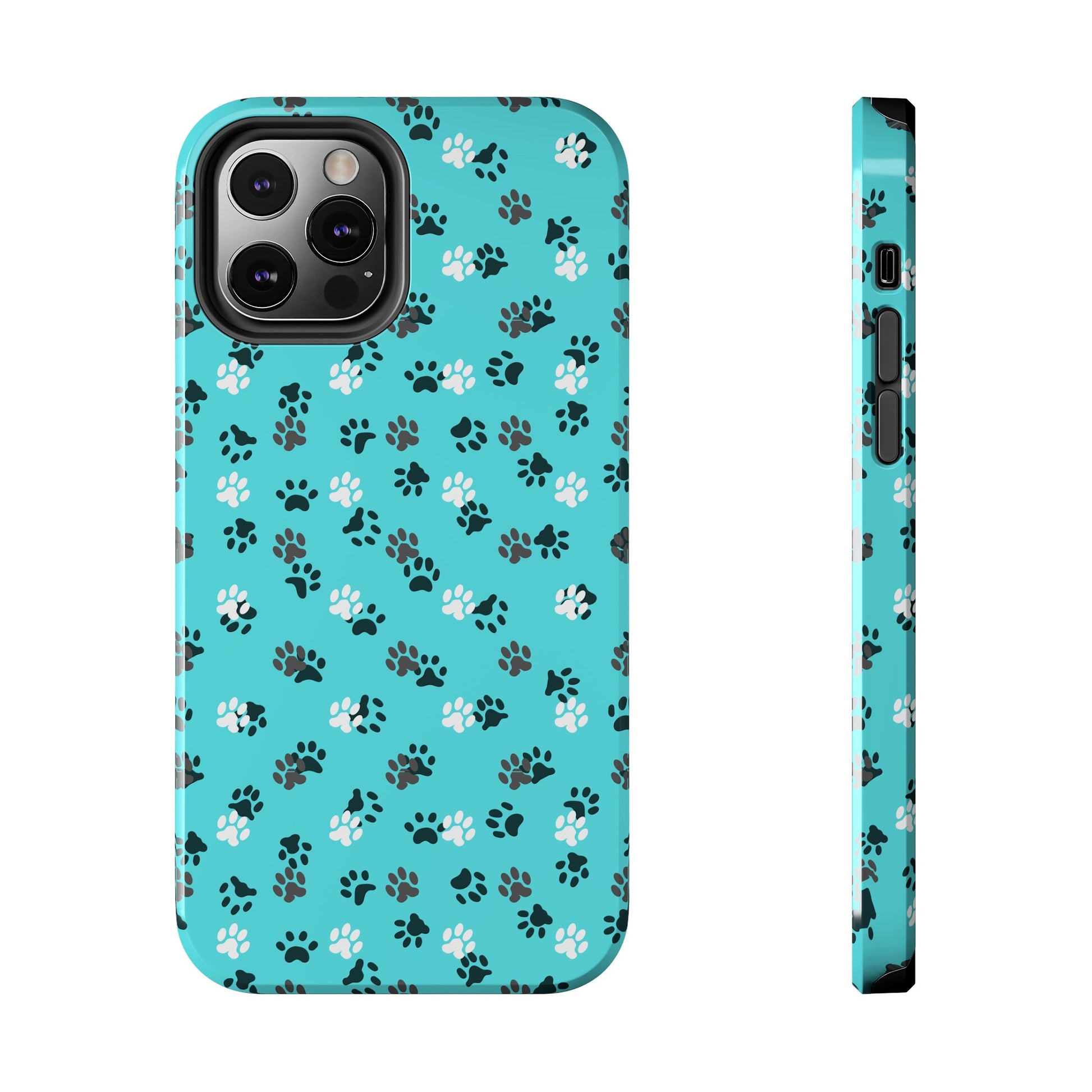 Teal Paws Tough Phone Cases - Phone Case - Epileptic Al’s Shop