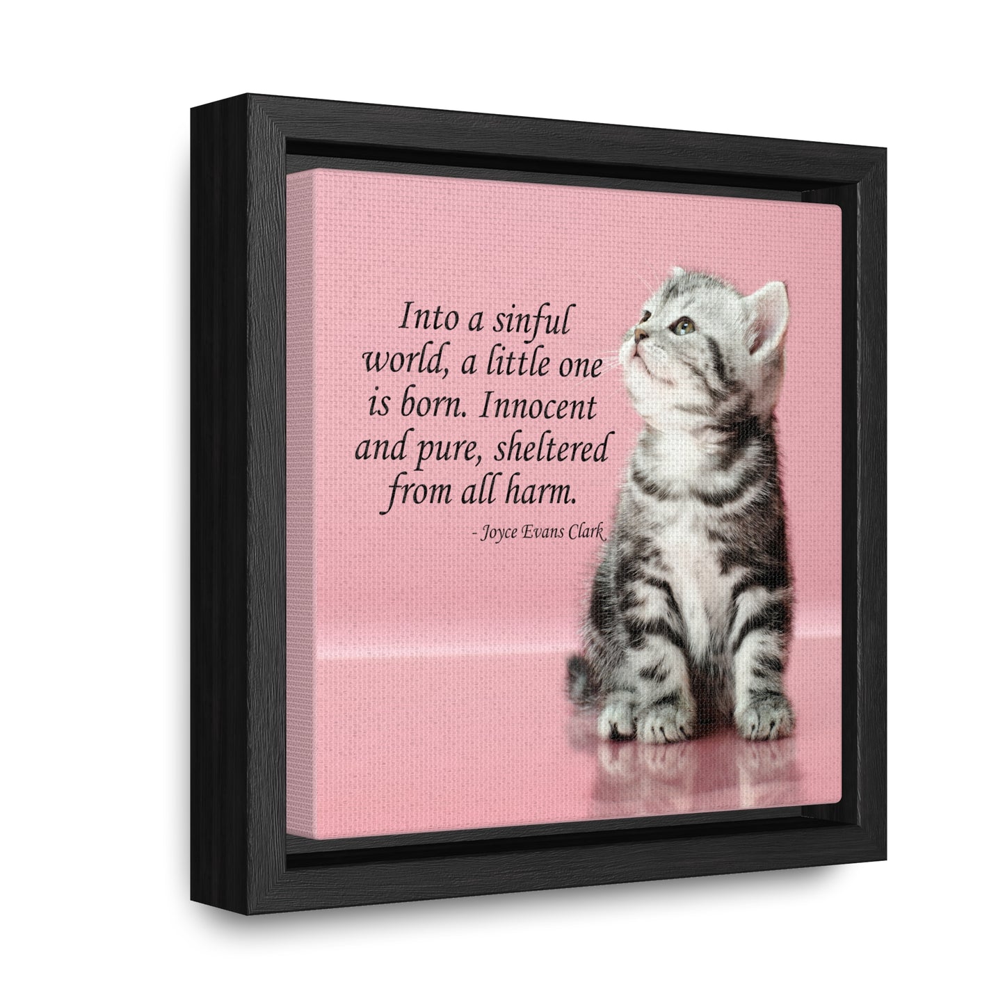 A Little One is Born Gallery Canvas Wraps, Square Frame