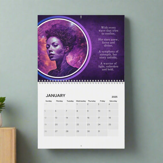 Epilepsy Art & Poetry Month-by-Month Calendar (2025)